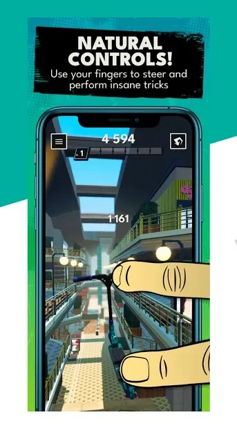 Touchgrind Scooter 3D!!! walkthrough screenshot