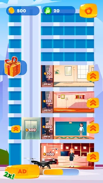 Idle Hotel Tycoon Games: Clicker Game screenshot
