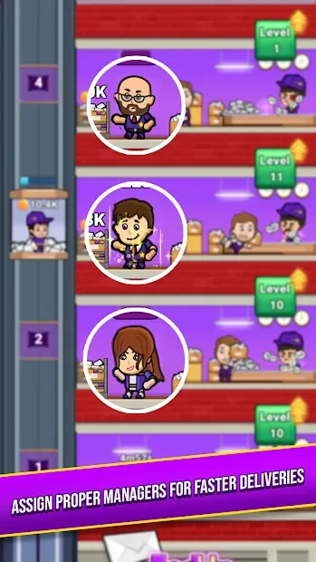 FedUp Delivery Idle Tycoon screenshot
