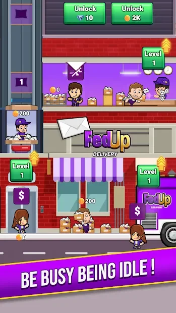FedUp Delivery Idle Tycoon screenshot