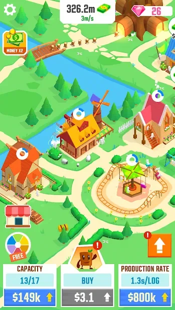 Idle Tree City screenshot