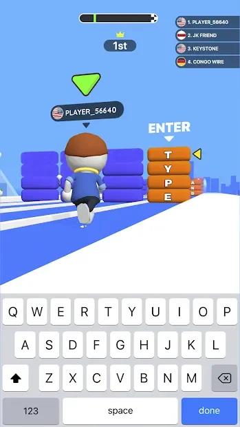 Type Sprint: Typing Games, Practice & Training. screenshot