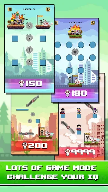Rope Pixel Master - Rescue Hero Academy screenshot