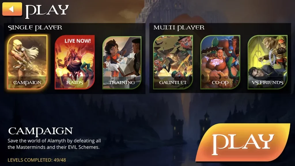 Legendary DXP Deckbuilding Game screenshot