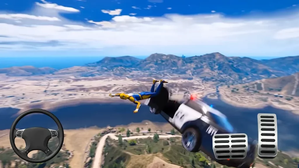 Superhero Car Stunts - Racing Car Games screenshot