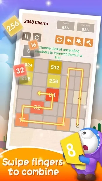 2048 Очарование: классический & Новые игры 2048 screenshot