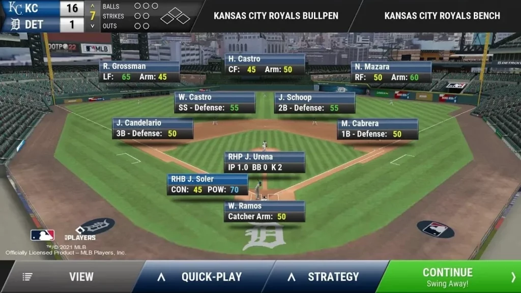 OOTP Baseball Go! screenshot