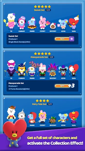 PUZZLE STAR BT21 screenshot