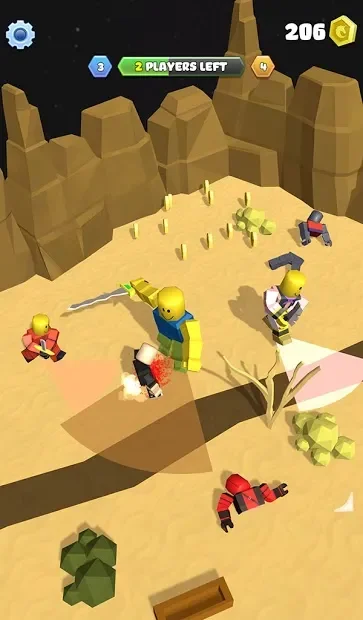 Roblock Smashers - Survival io game screenshot