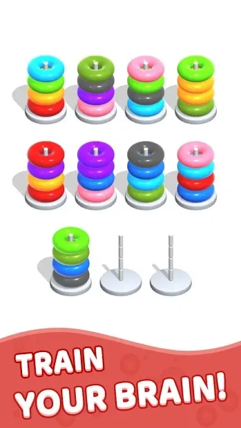 Color Hoop Stack - Sort Puzzle screenshot