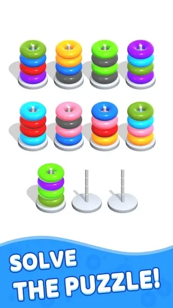 Color Hoop Stack - Sort Puzzle screenshot