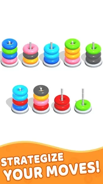 Color Hoop Stack - Sort Puzzle screenshot