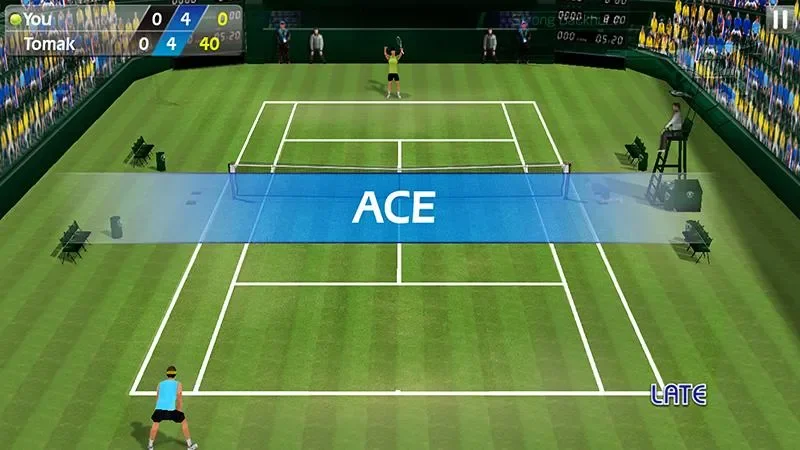 Теннис пальцем 3D - Tennis screenshot