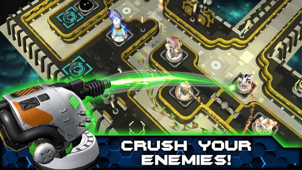 Sci Fi Tower Defense Offline Game. Module TD screenshot