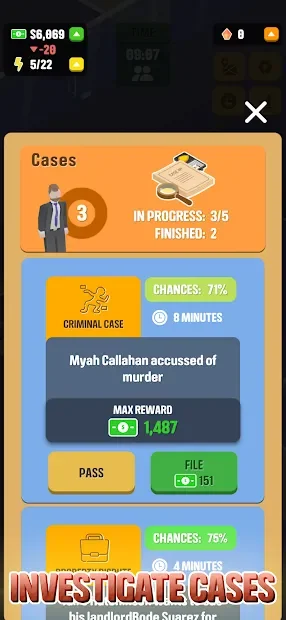 Idle Law Firm: бизнес-игра screenshot