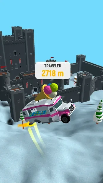 Crash Delivery: разбей машину прыжком с трамплина screenshot