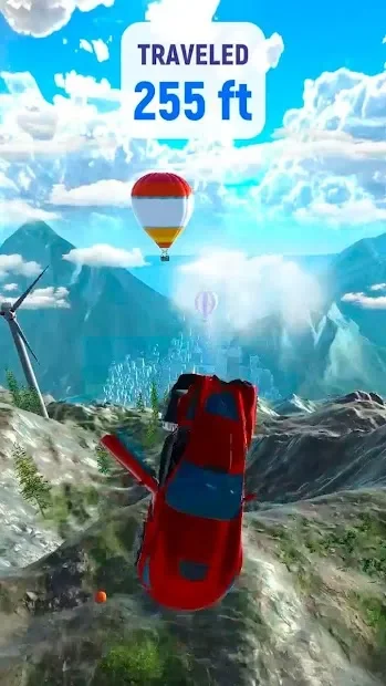 Crash Delivery: разбей машину прыжком с трамплина screenshot