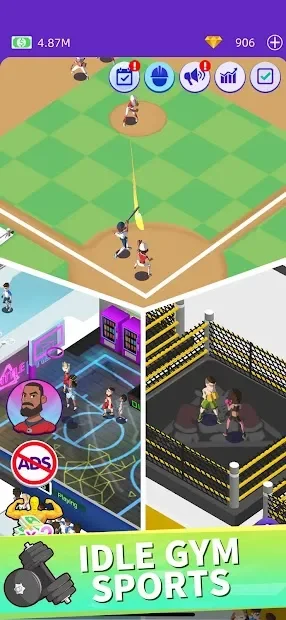 Idle GYM Sports - Fitness Workout Simulator Game screenshot