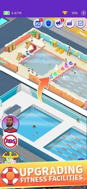 Idle GYM Sports - Fitness Workout Simulator Game screenshot