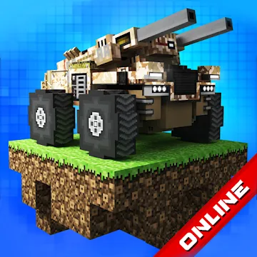 Blocky Cars: танки онлайн пвп icon