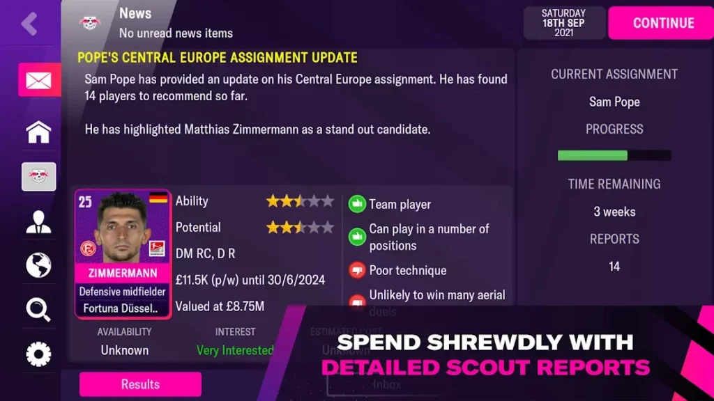 Football Manager 2022 Mobile screenshot