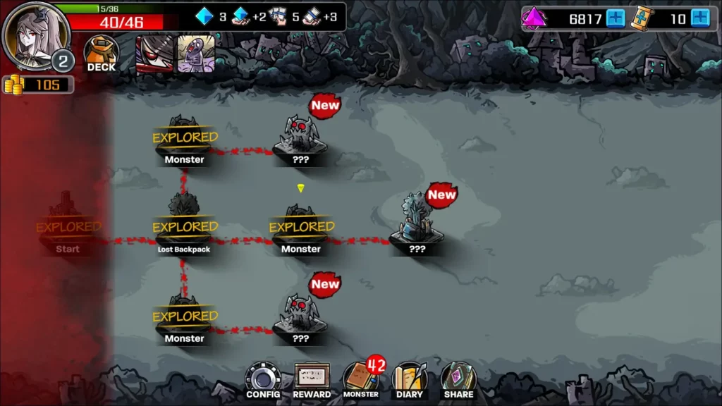 Lophis Roguelike:Card RPG game,Darkest Dungeon screenshot