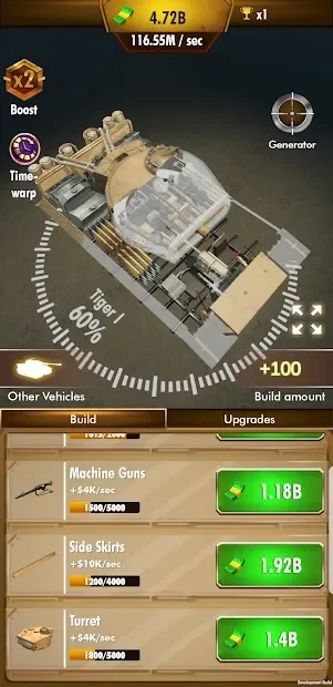 Idle Panzer Война Танков screenshot