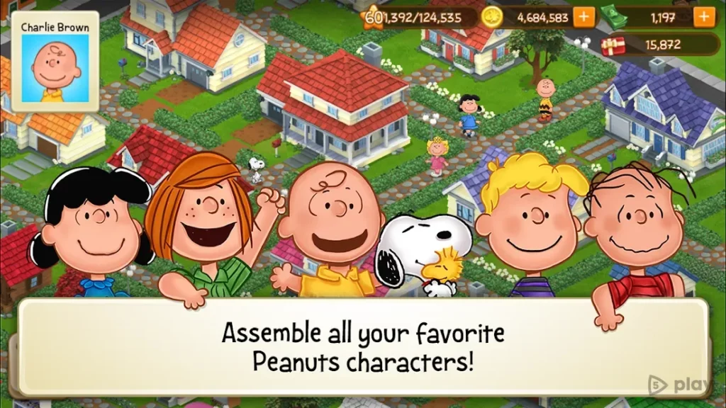 Snoopy's Town Tale CityBuilder screenshot