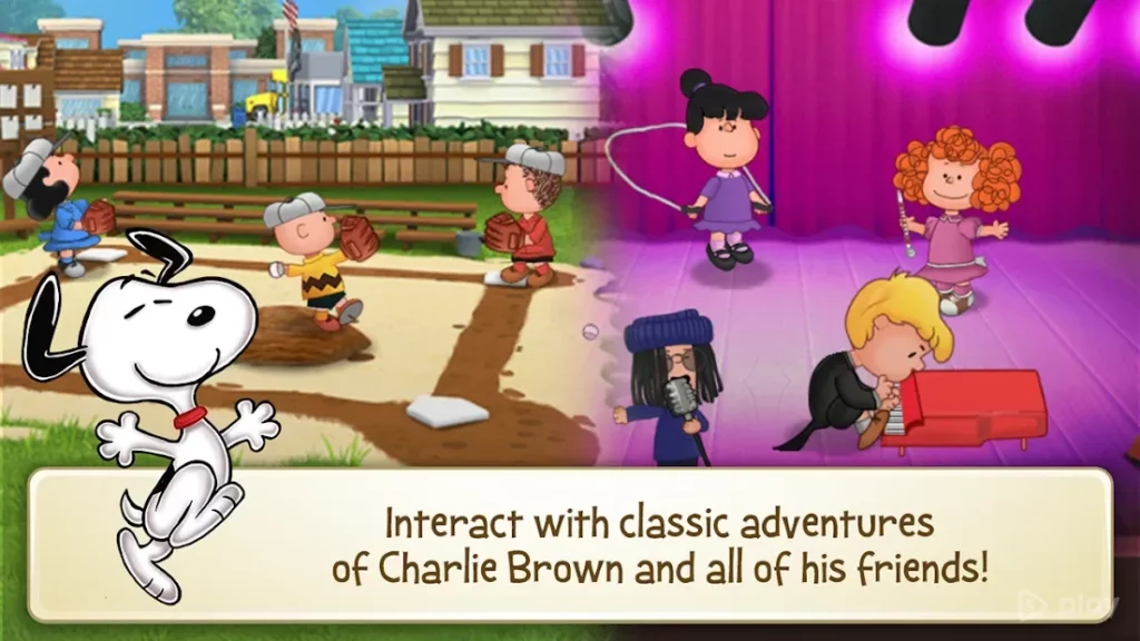 Snoopy's Town Tale CityBuilder screenshot