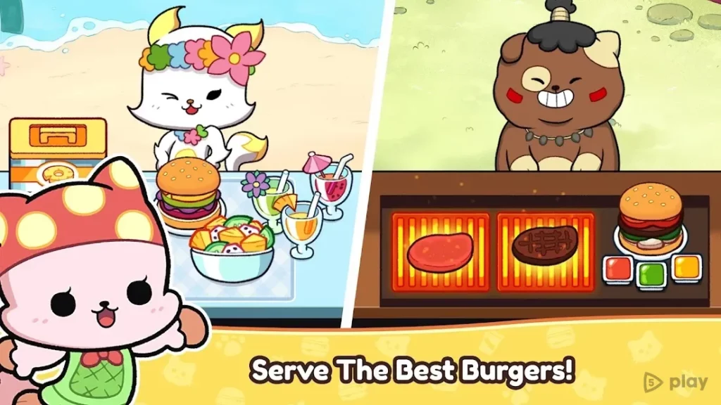 Burger Cats screenshot