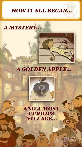 Layton: Curious Village in HD screenshot