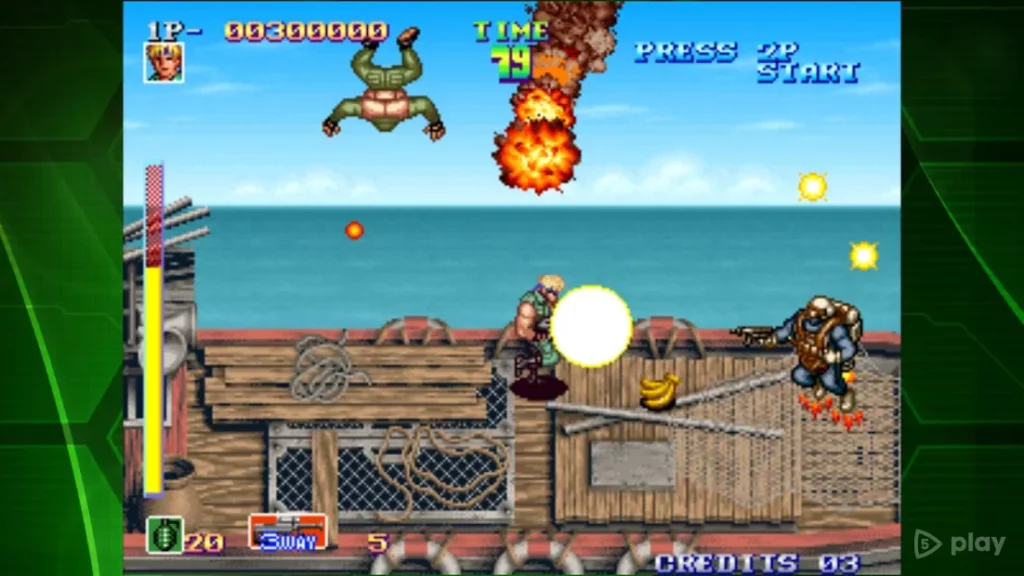 SHOCK TROOPERS ACA NEOGEO screenshot