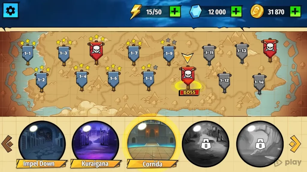 Stickman Pirates Fight screenshot