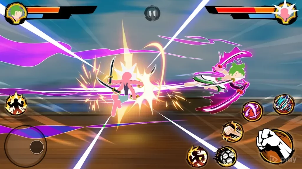 Stickman Pirates Fight screenshot