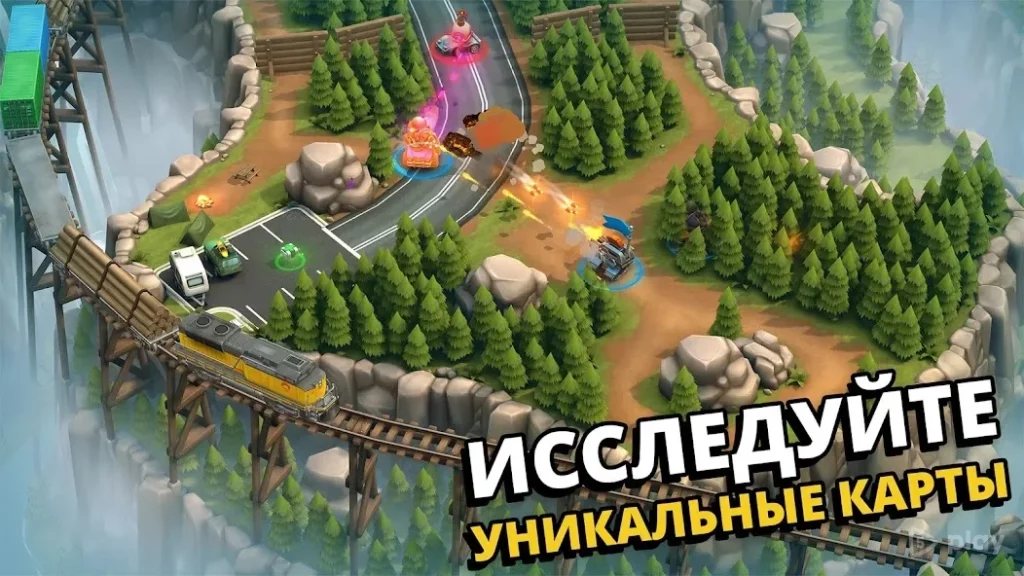 Пико-танки: многопользовательский хаос screenshot