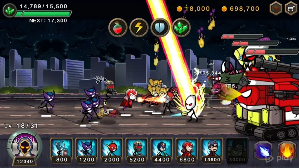 HERO WARS: Super Stickman Defense screenshot