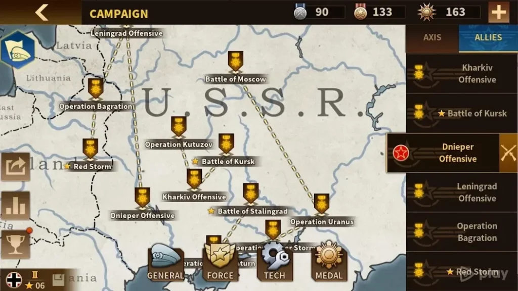 Glory of Generals 3 - WW2 Strategy Game screenshot