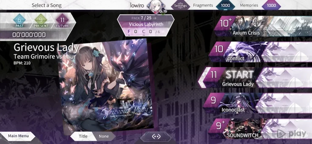 Arcaea - New Dimension Rhythm Game screenshot