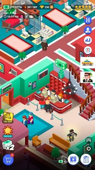 Hotel Empire Tycoon－Кликер Игра Менеджер Симулятор screenshot