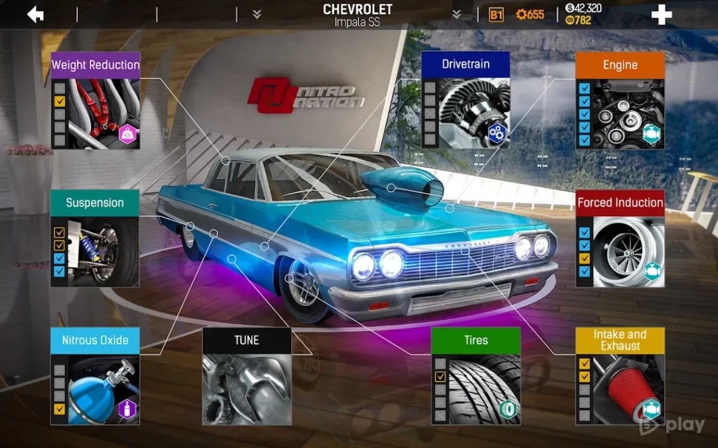 Nitro Nation: Гонки на машинах screenshot