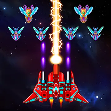 Galaxy Attack: Alien Shooting 76.0 (MOD: бесплатные покупки/меню)