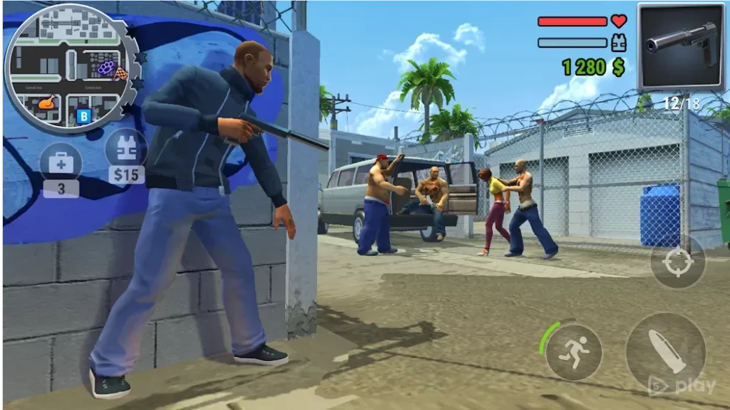 Gangs Town Story. Экшн шутер с открытым миром screenshot
