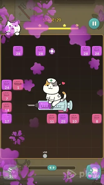 Фантастический кошачий дантист - арканоид screenshot