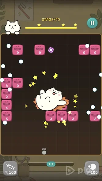 Фантастический кошачий дантист - арканоид screenshot