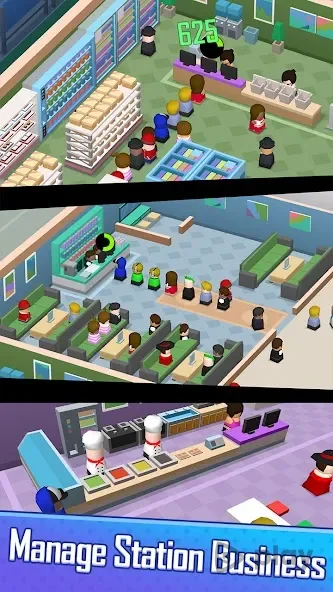 Idle Raiway Tycoon screenshot
