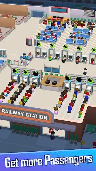 Idle Raiway Tycoon screenshot