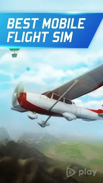 Бесплатный 3D-авиасимулятор: самолет изумительный screenshot