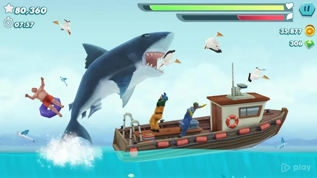 Hungry Shark Evolution: акула screenshot