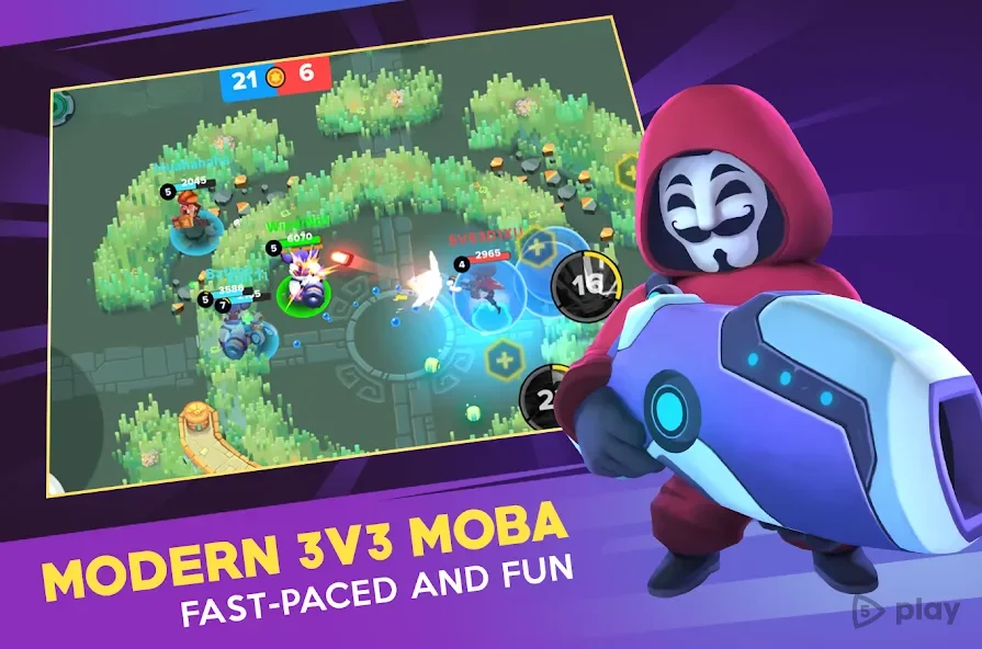 Heroes Strike Offline - MOBA & Battle Royale screenshot
