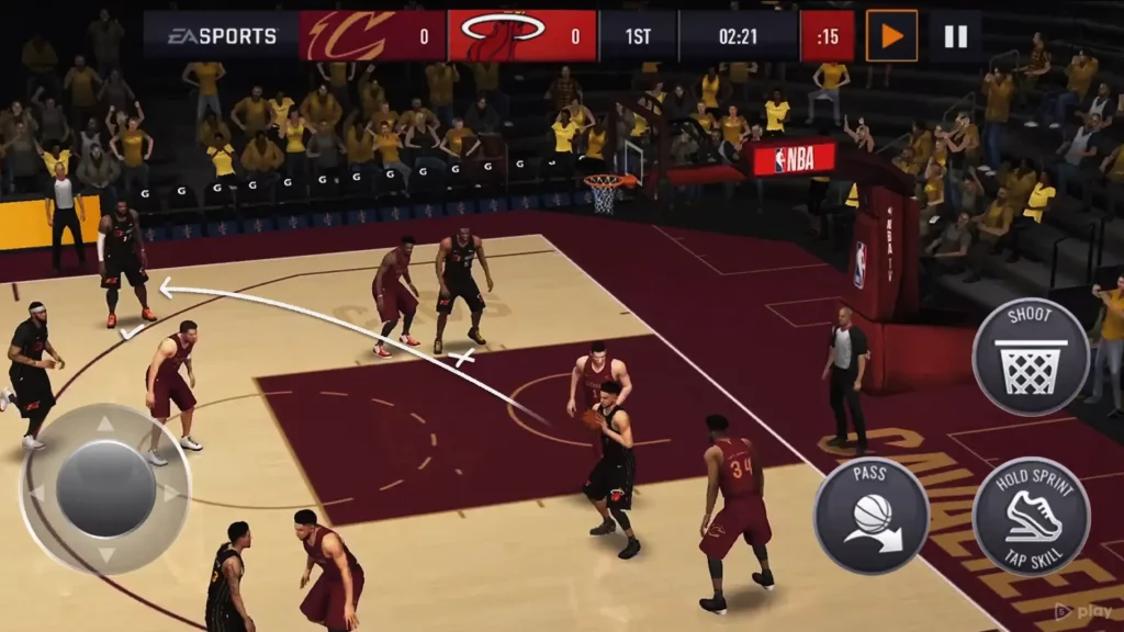 NBA LIVE Mobile Баскетбол screenshot
